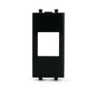 ALPHA ELETTRONICA - Adattatore keystone per placca AVE Life(S44) - Nero