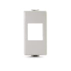 ALPHA ELETTRONICA - Adattatore keystone per placca BTicino MagicTT - Avorio