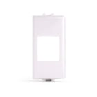 ALPHA ELETTRONICA - Adattatore keystone per placca BTicino Matix - Bianco 96-500-10