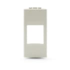 ALPHA ELETTRONICA - Adattatore keystone per placca BTicino Luna - Bianco