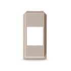 ALPHA ELETTRONICA - Adattatore keystone per placca BTicino Living NOW - Sabbia 96-500-12