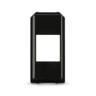ALPHA ELETTRONICA - Adattatore keystone per placca BTicino Living NOW - Nero 96-500-13