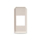 ALPHA ELETTRONICA - Adattatore keystone per placca BTicino Living NOW - Bianco 96-500-14