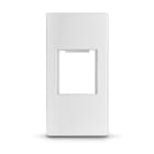ALPHA ELETTRONICA - Adattatore keystone per placca BTicino MATIXGO - Bianco