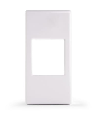 ALPHA ELETTRONICA - Adattatore keystone per placca GEWISS System - Bianco 96-600-05