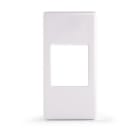 ALPHA ELETTRONICA - Adattatore keystone per placca GEWISS System - Bianco 96-600-05