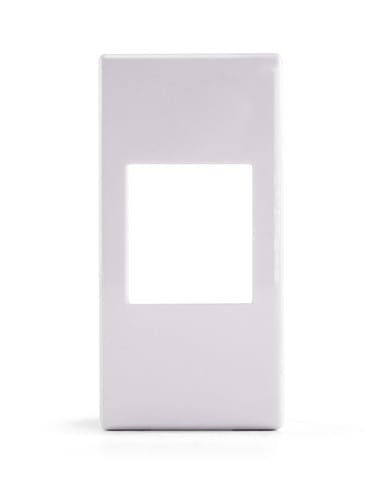 ALPHA ELETTRONICA - Adattatore keystone per placca Legrand Cross - Bianco