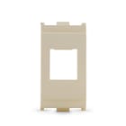 ALPHA ELETTRONICA - Adattatore keystone per placca Vimar Idea - Bianco