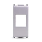 ALPHA ELETTRONICA - Adattatore keystone per placca Vimar Plana - Grigio