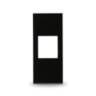 ALPHA ELETTRONICA - Adattatore keystone compatibile Vimar Linea - Nero