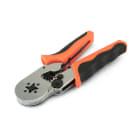ALPHA ELETTRONICA - Pinza aggraffatrice per terminali a bussola con sezioni da 0,25 a 6mm² - AWG23-10
