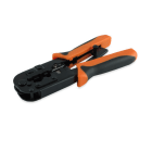 ALPHA ELETTRONICA - Pinza a crimpare per spine modulari 4P2C, 4P4C, 6P4C, 6P6C, 8P8C