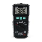 ALPHA ELETTRONICA - Multimetro digitale tascabile - 600V (AC/DC) - 0,2A (AC/DC) - 20M - Continuità - Prova diodi - Data Hold - Display LCD retroilluminato - NCV - Torcia