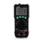 ALPHA ELETTRONICA - Multimetro digitale tascabile - True RMS - 600V (AC/DC) - 10A (AC/DC) - 60M - 999,9nF - 99,99MHz, Continuità - Prova diodi - Data Hold - Display LCD retroilluminato - NCV - Torcia