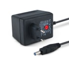 ALPHA ELETTRONICA - Alimentatore lineare 11,2W - 9/12/15/18/21/24Vac 600mA - 6 Connettori Tensione Alternata