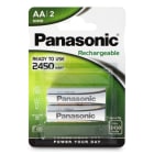 ALPHA ELETTRONICA - Pila Ricaricabile - AA 2450mAh - Blister 2 pezzi