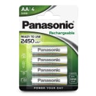 ALPHA ELETTRONICA - Pila Ricaricabile - AA 2450mAh - Blister 4 pezzi BMP-HHR-3XXE/4BC