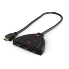 ALPHA ELETTRONICA - Commutatore HDMI® 2.0, 3 in - 1 out 4K@60Hz