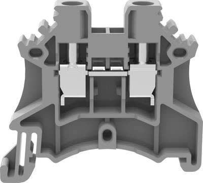 ALPHA ELETTRONICA - Morsetto serrafilo Din DC 0,5÷4mm² grigio