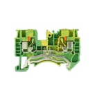 ALPHA ELETTRONICA - Morsetto serrafilo Din DS 0,2÷6mm² giallo-verde