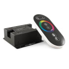 ALPHA ELETTRONICA - Controller RGB 12/24Vdc - 8A per canale - Con telecomando touch