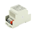 ALPHA ELETTRONICA - Controller ricevitore RF per telecomandi monocolore, CCT regolabile e RGBW - 12/24V - barra DIN