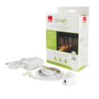 ALPHA ELETTRONICA - Kit striscia Led BEDlight singolo 1,2m 24Vdc con alimentatore e sensore di movimento - Plug and play