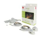 ALPHA ELETTRONICA - Kit striscia Led BEDlight doppio 2 x 1,2m 24Vdc con alimentatore e sensore di movimento