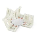 ALPHA ELETTRONICA - Kit di 10 connettori in PCB a "croce" per nastri led monocolore 10mm