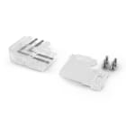 ALPHA ELETTRONICA - Connettore per giunzione ad angolo per strisce led 230Vac - 15mm - IP20