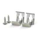 ALPHA ELETTRONICA - Kit graffette di fissaggio ad angolo - adatte per profili JO380/086 e 087