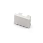 ALPHA ELETTRONICA - Terminale di chiusura in plastica - adatto per profilo JO380/086B - bianco