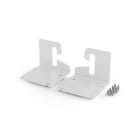 ALPHA ELETTRONICA - Kit due staffe simmetriche a parete - Bianco