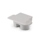 ALPHA ELETTRONICA - Terminale di chiusura grigio in plastica per profilo JO380/102