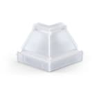 ALPHA ELETTRONICA - Giunto angolare convesso curva dx - adatto per profilo JO380/154 - copertura trasparente