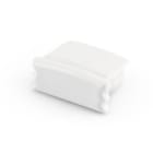 ALPHA ELETTRONICA - Terminale di chiusura - adatto per profilo JO380/162 - colore bianco