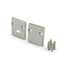 ALPHA ELETTRONICA - Kit terminali di chiusura metallici - adatti per profilo JO381/502