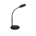 ALPHA ELETTRONICA - Lampada da tavolo a Led con interruttore - 4,8W - Nera