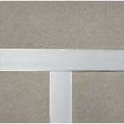 ALPHA ELETTRONICA - Profilo in alluminio con lastra in cartongesso - Copertura in PC opaca - Raccordo a T - Serie Linear