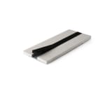 ALPHA ELETTRONICA - Copertura nera in gomma 28mm - 2m - Per profili serie Element