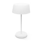 ALPHA ELETTRONICA - Lampada da tavolo a Led con interruttore Touch - 7W - Bianca - Serie Wave