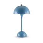 ALPHA ELETTRONICA - Lampada a batteria portatile - Serie Carosello - Azzurra