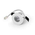 ALPHA ELETTRONICA - Faretto LED da incasso rotondo - 2,5W - Bianco - Bianco caldo - Serie Metro