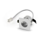 ALPHA ELETTRONICA - Faretto LED da incasso quadrato - 2,5W - Bianco - Bianco caldo - Serie Metro