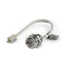 ALPHA ELETTRONICA - Faretto LED da incasso rotondo - 1W - 350mA - Alluminio - Bianco caldo - Serie Agos