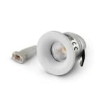 ALPHA ELETTRONICA - Faretto LED da incasso rotondo - 4W - 350mA - Bianco - Bianco caldo - Serie Radia