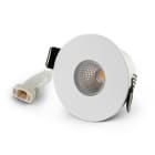 ALPHA ELETTRONICA - Faretto LED da incasso rotondo - 4,8W - Bianco - Bianco caldo - Serie Agile JO390/019WW