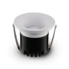 ALPHA ELETTRONICA - Faretto LED da incasso rotondo - 3W - Bianco - Bianco caldo - Serie Orione