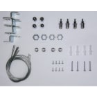 ALPHA ELETTRONICA - Kit di fissaggio a sospensione per pannelli led JO395 - 4 corde