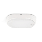 ALPHA ELETTRONICA - Plafoniera Led Ovale 14W - Bianco naturale - Sensore movimento - Serie Change
